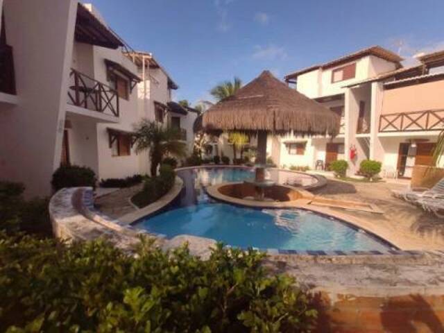 condo in Flat 1 dorm condomínio fechado centro de Pipa